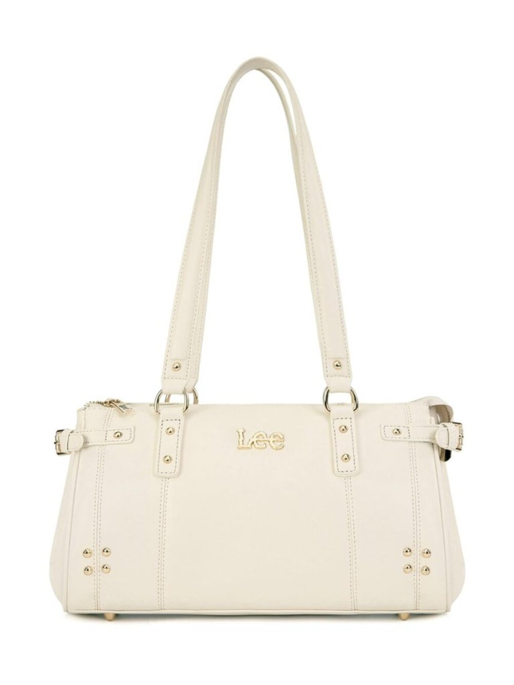 Lee Vintage Shoulder Bag for Women, Medium Studded Satchel Purse